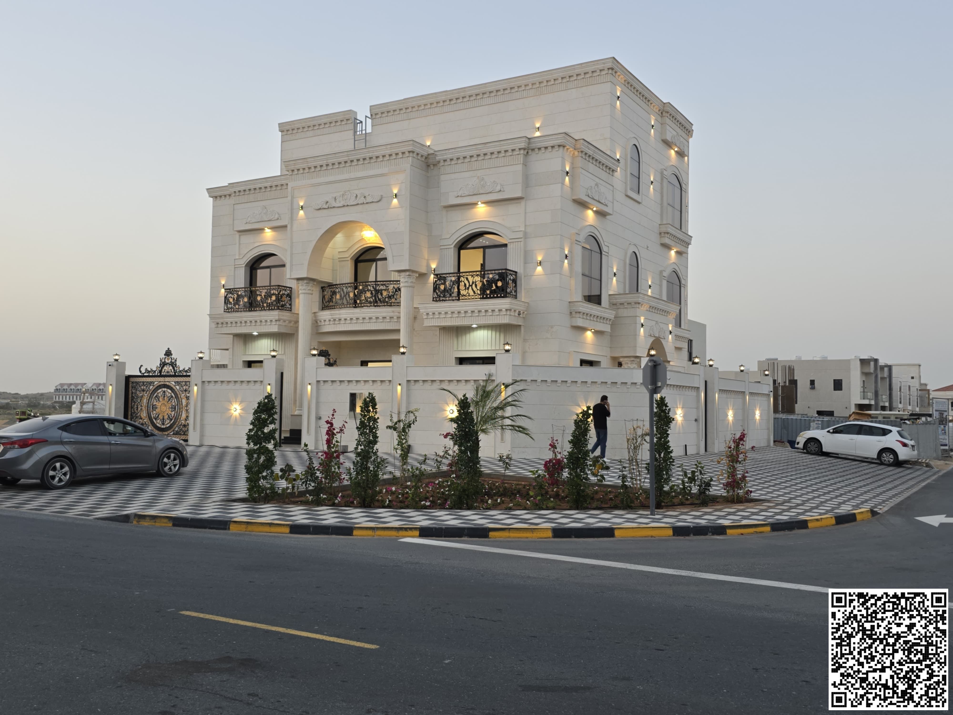 BIg size Corner Villa G+2 for Sale – Al Zahya, Ajman