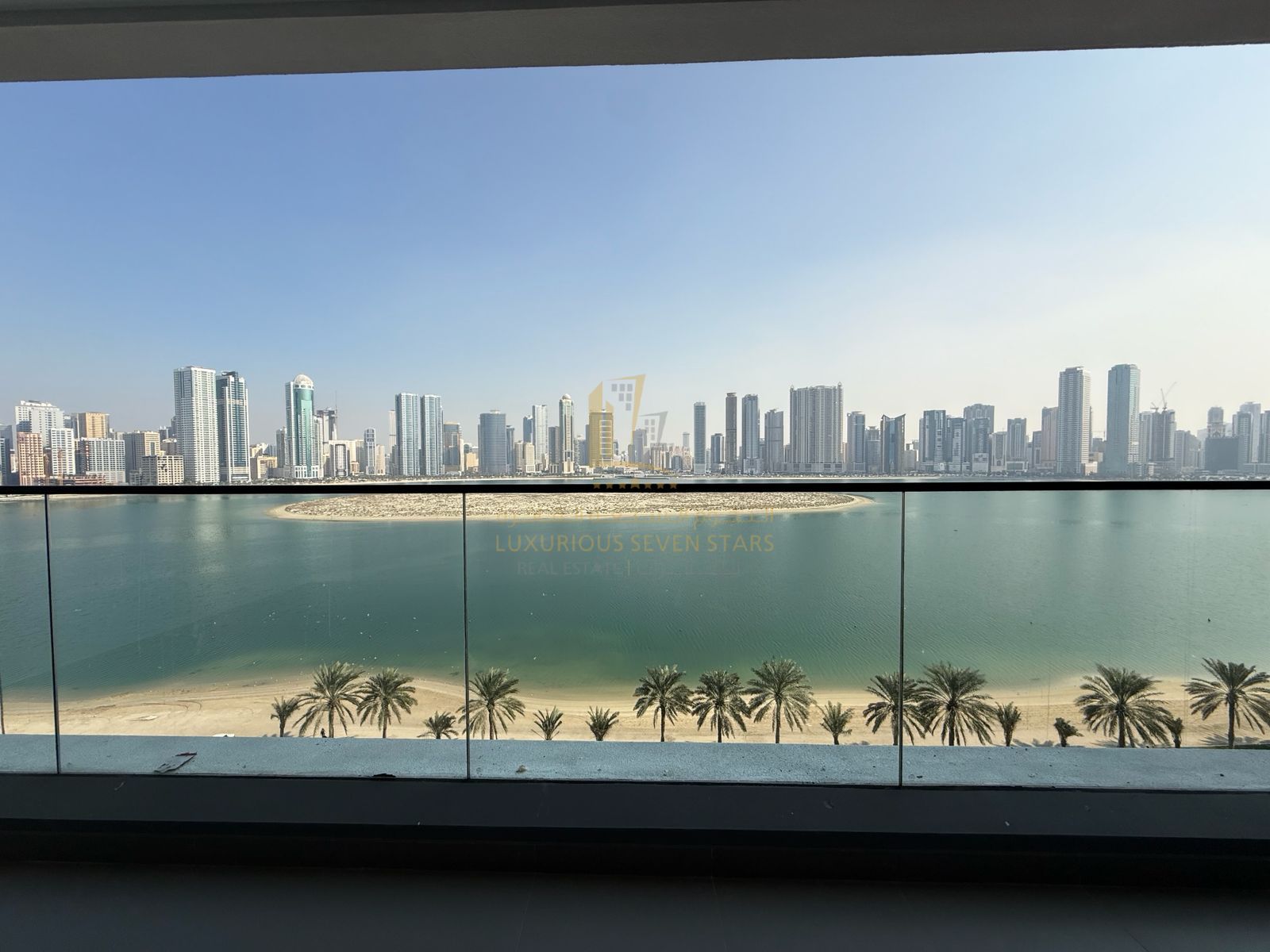Luxurious apartment for sale at Sharjah Terraces – 3-bedroom apartment with full sea view