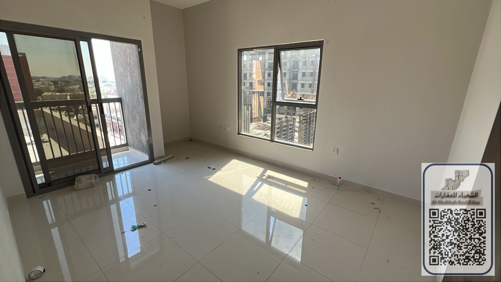 Annual Rental Advertisement Two-bedroom apartment for annual rent in Al Hamidiya – Ajman, directly opposite Garden City Towers, in a prime location