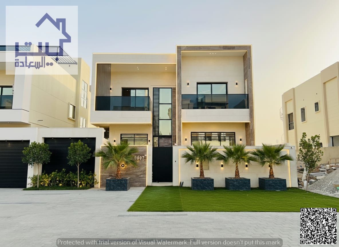 For sale : Modern villa in Al Zahia _ Ajman _ Prime location near services and Sheikh Mohammed bin Zayed Rd _ Freehold all nationalities.