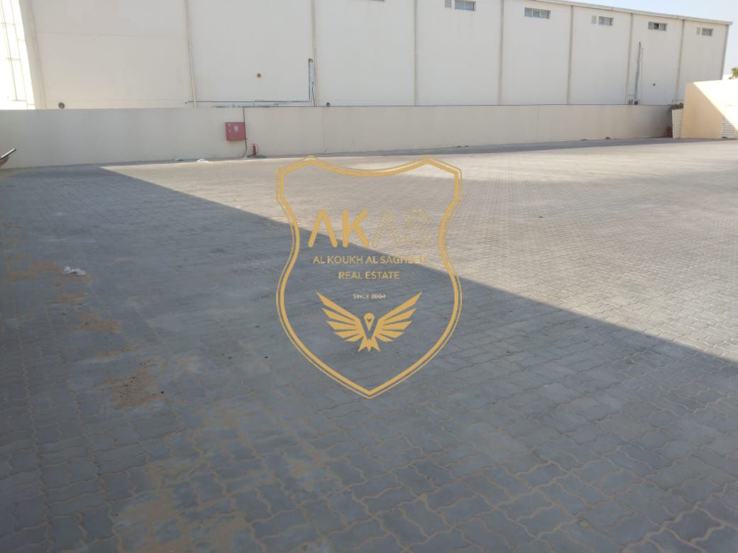 Huge open yard for rent in sajaa with 3 year Municipality fee included in price