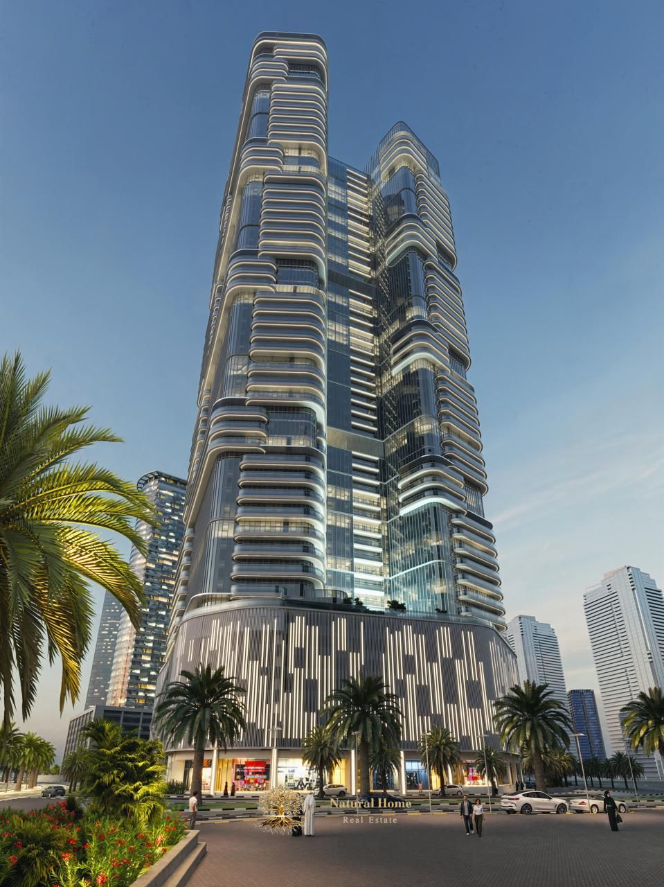 Luxury 2BR in Joud Tower | Near Dubai Border | Waterfront Views