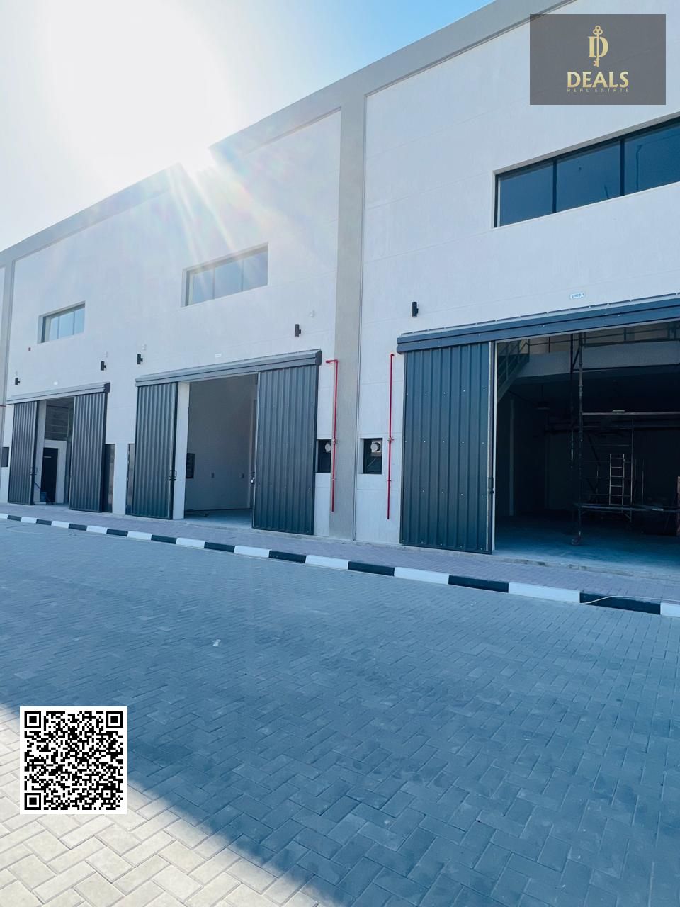 Brand New Warehouse for Rent in Al Jurf 2 | 3,250 Sqft | Mezzanine | 30 kW Power | AED 55/Sqft