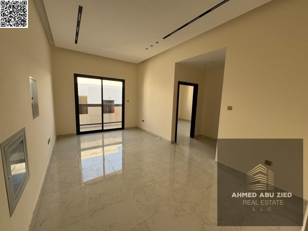 Luxury one-bedroom apartment for annual rent - First occupancy - Master bedroom - 2 bathrooms - Balcony - Parking - Central air conditioning - Super d