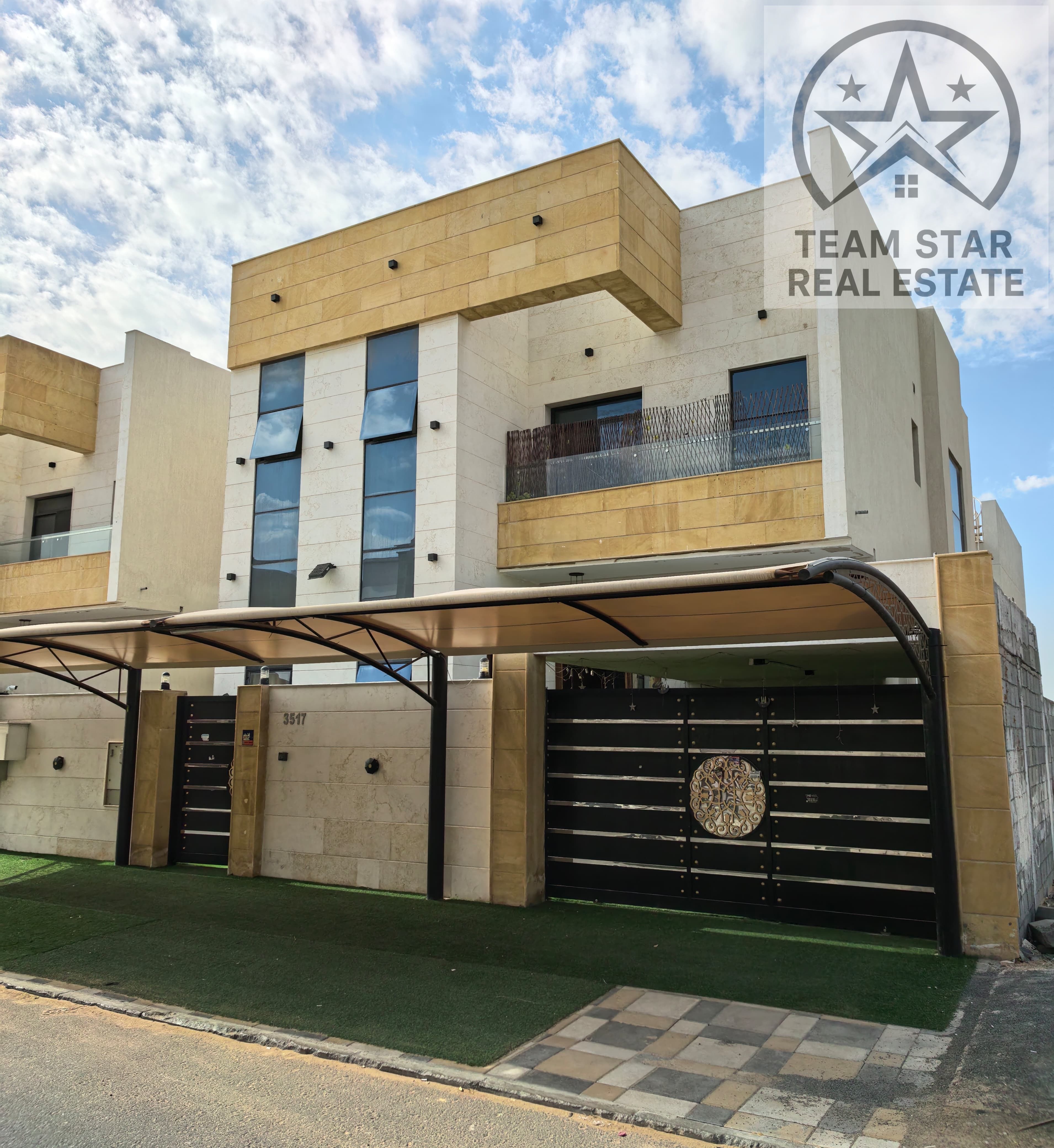 Spacious 5-bedroom villa for rent in the highly sought-after Al Yasmeen area.