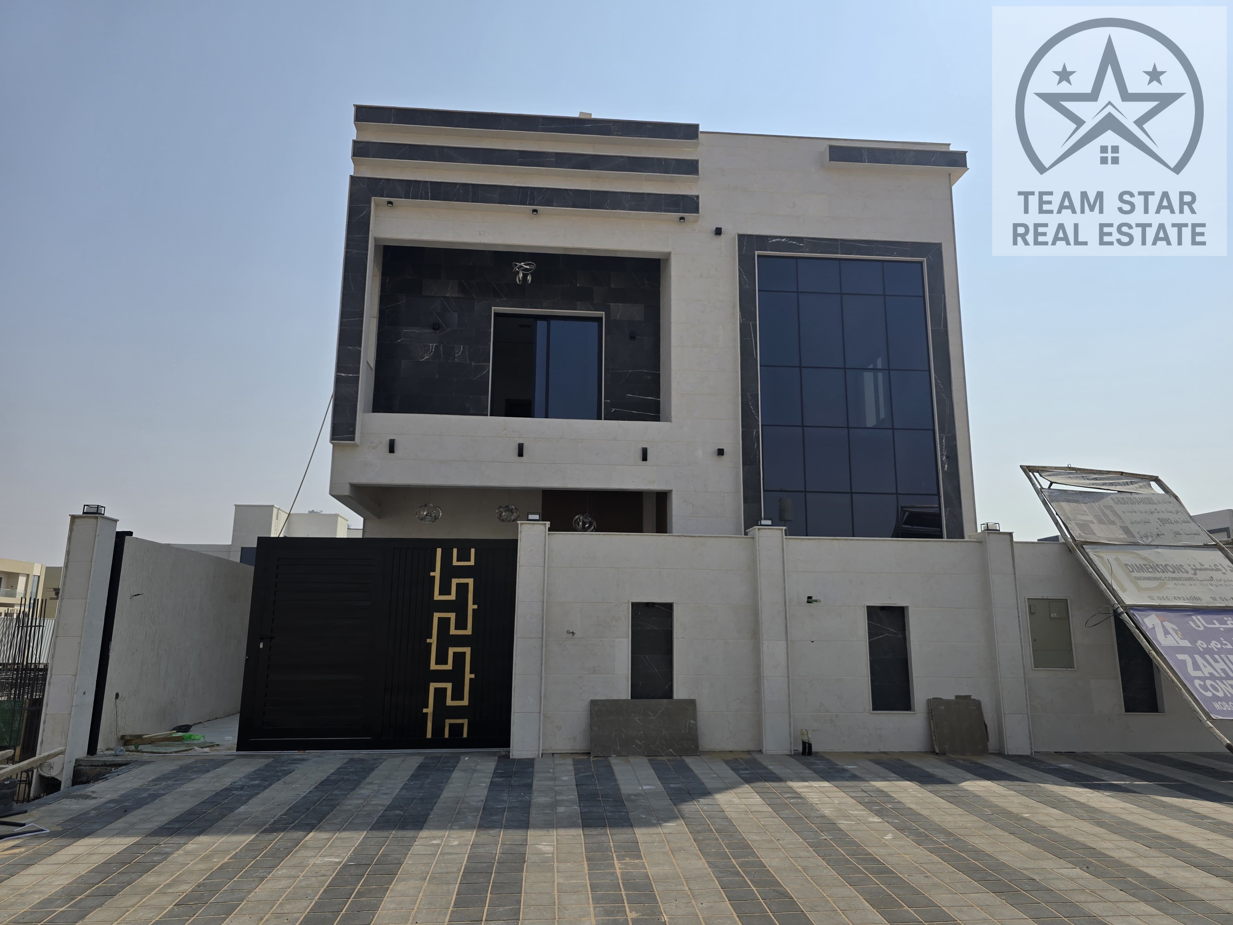 Brand new villa for rent in Al Zahia, featuring modern