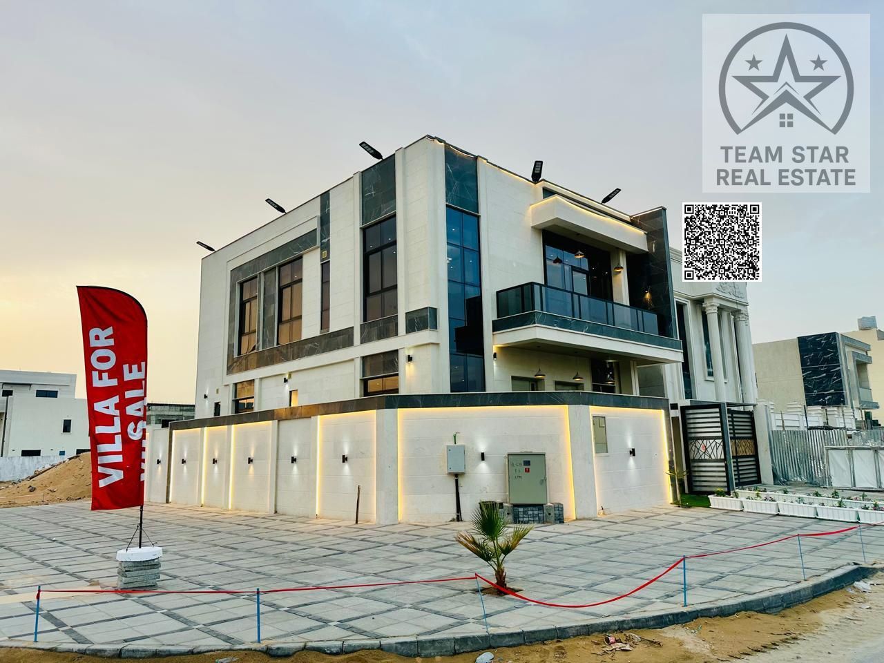 Corner villa for annual rent in the Al-Haliou 2 area.