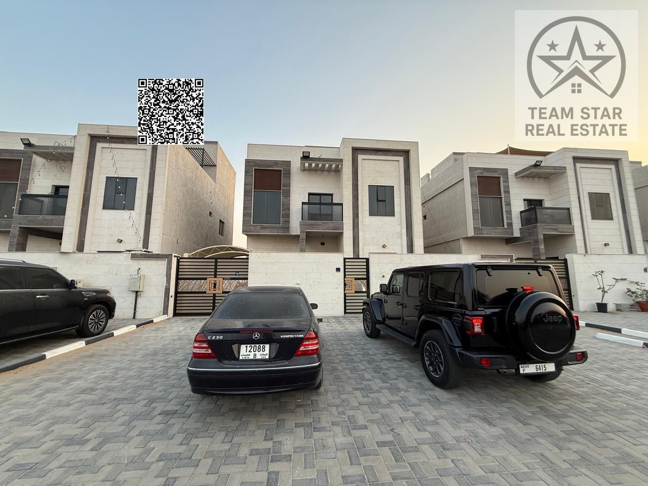 Corner villa for rent, 6 rooms, in Al Zahia area