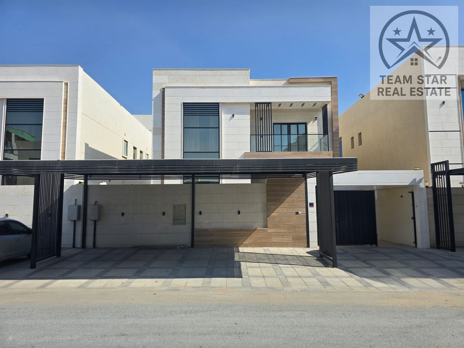High-end finished villa, first occupancy, spacious rooms with built-in wardrobes