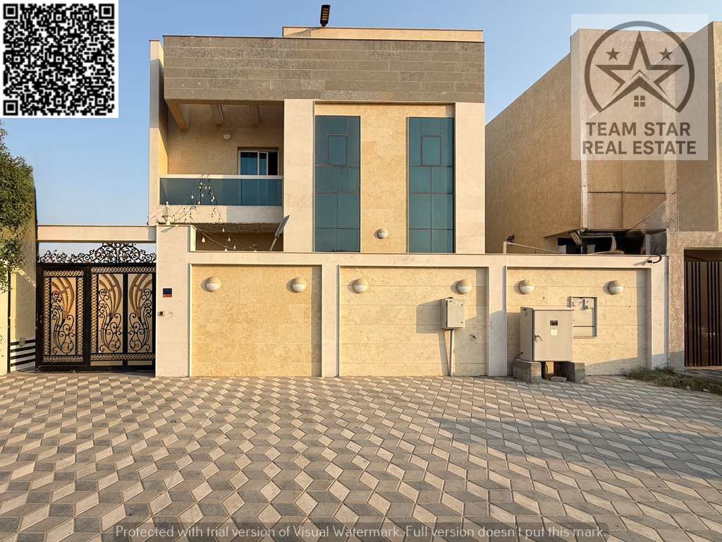 High-end finished villa with master bedrooms, near a mosque