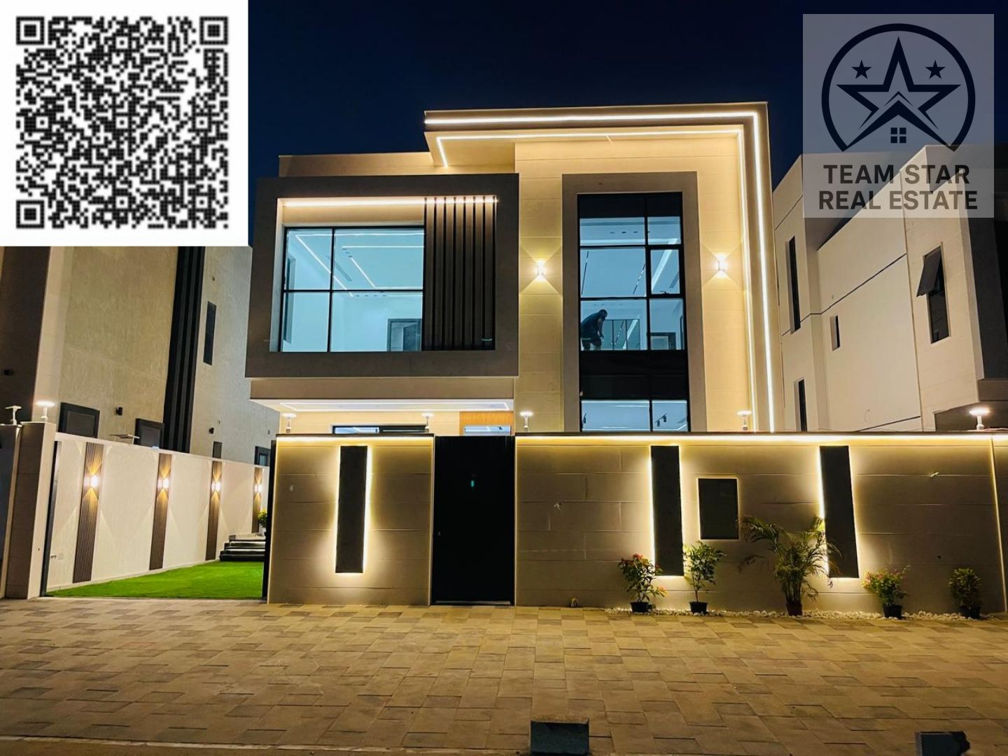 Luxury villa for rent, first occupancy, with swimming pool and 5 bedrooms.
