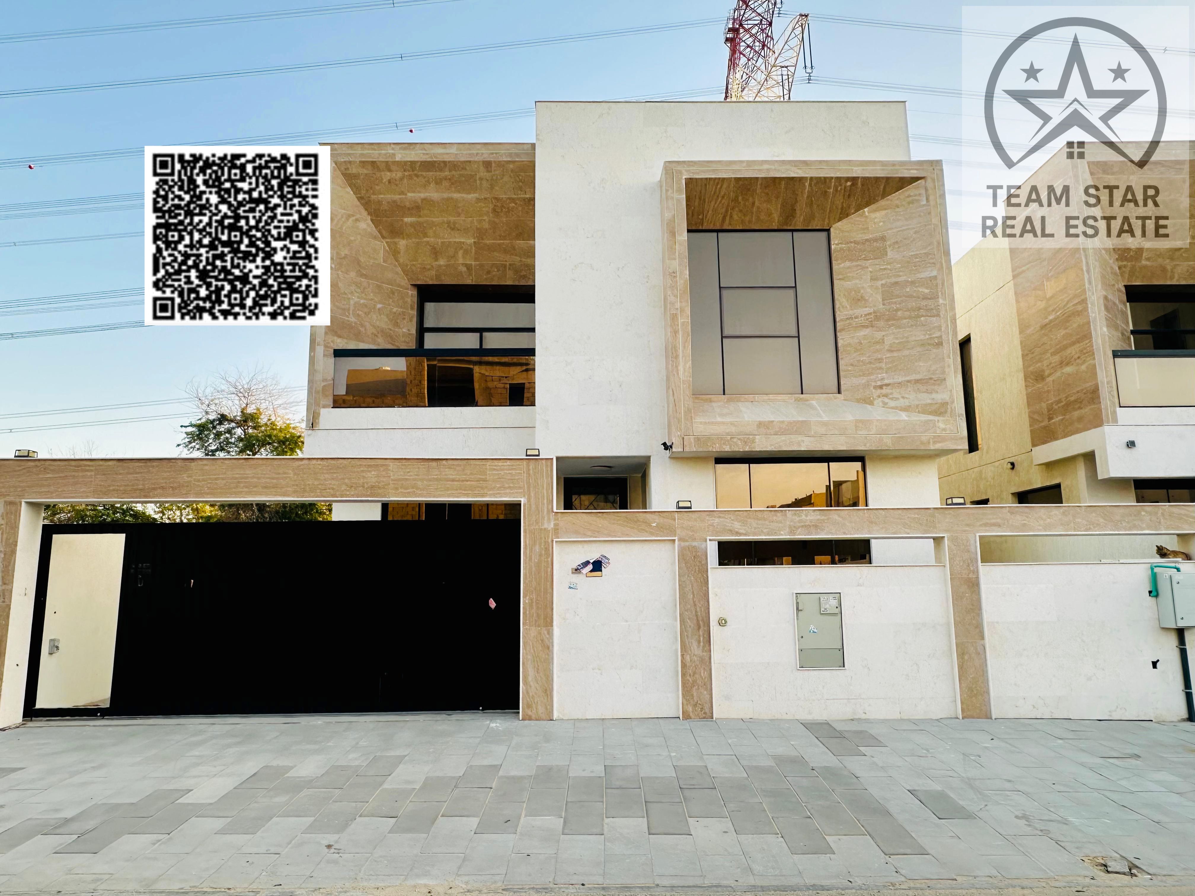 Villa for rent in Al Yasmin, 4 master bedrooms, ready to move in