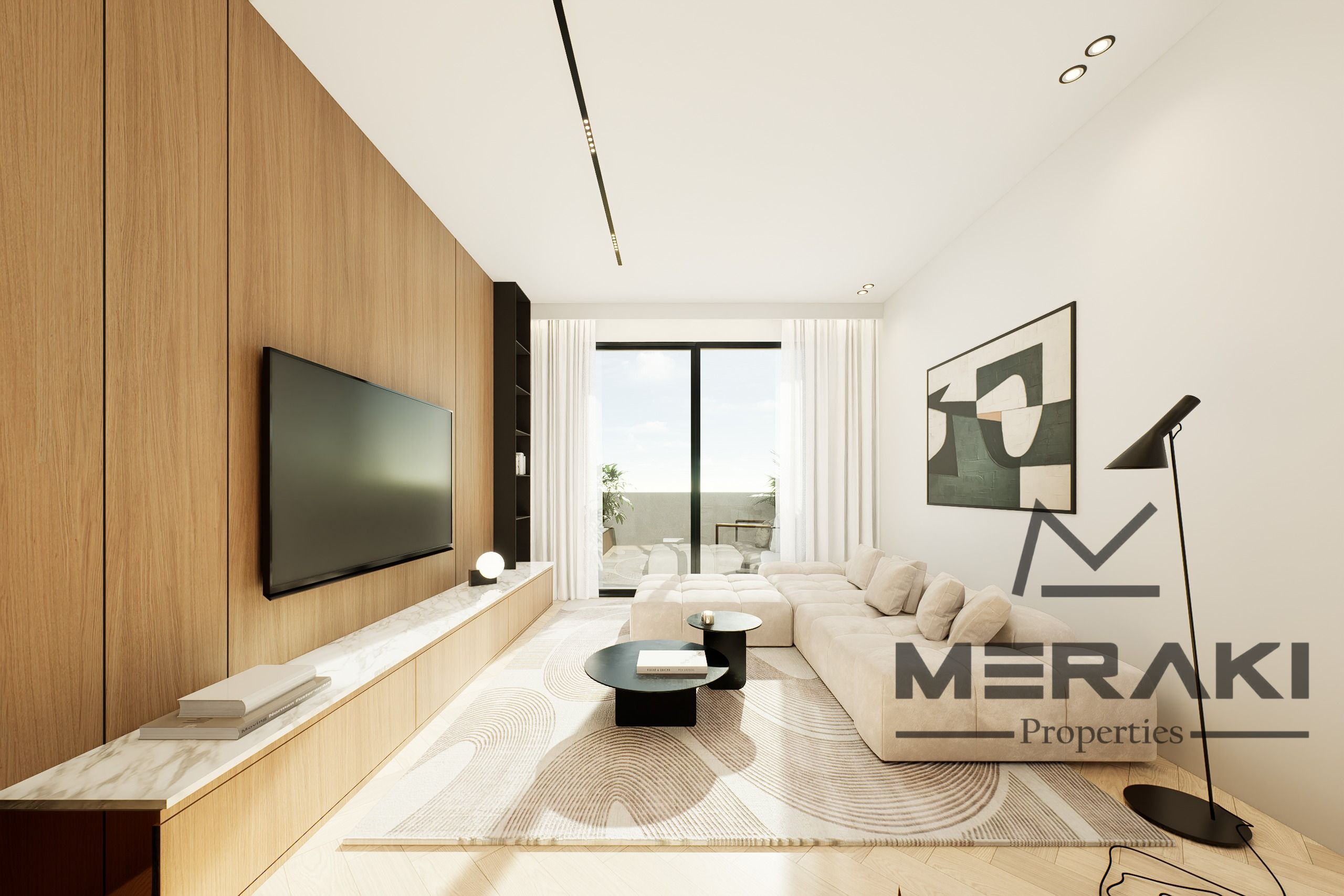 For ownership – Two bedrooms and a living room with a down payment of 58,144 AED