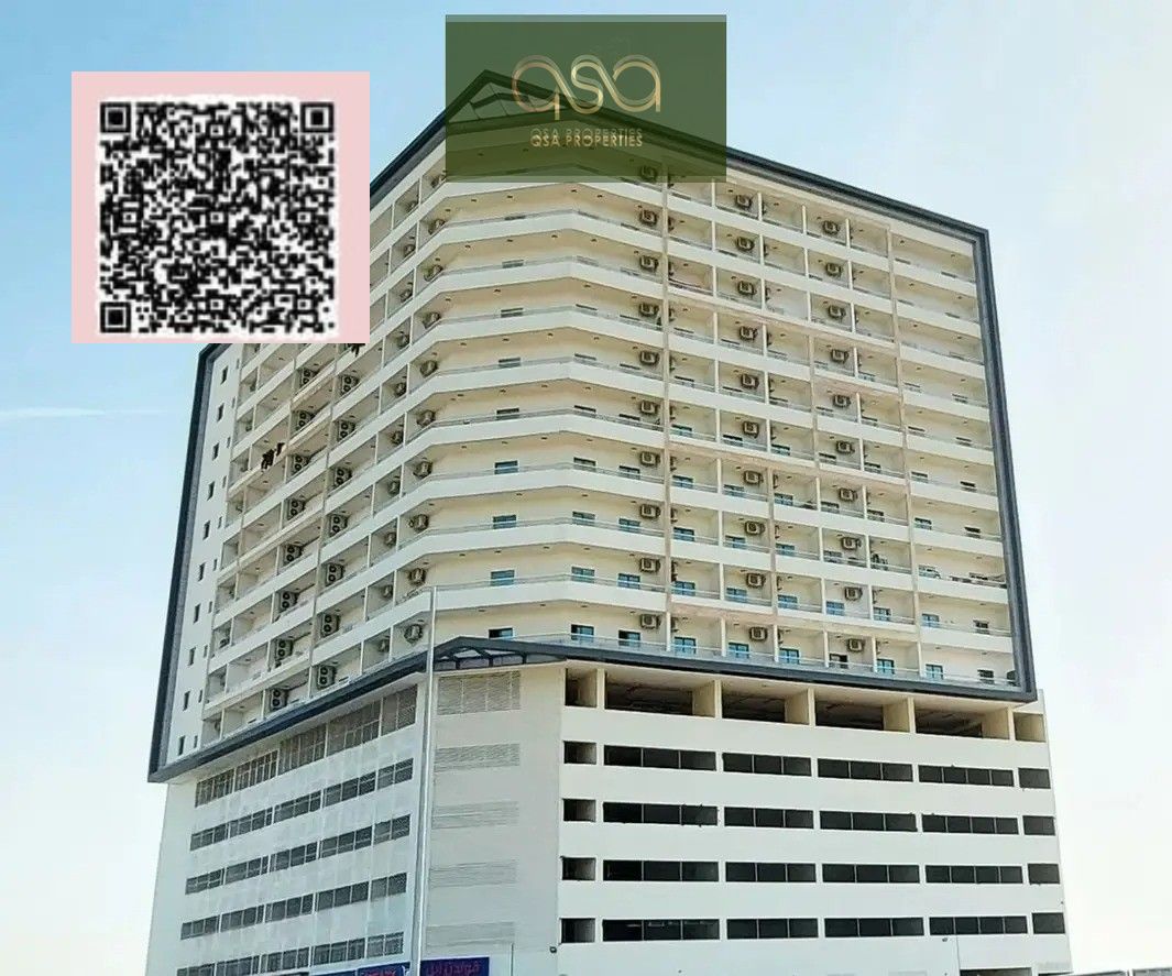 Second-Hand Studio Apartment with Excellent Space, Balcony with Open View, Swimming Pool & Gym in the Tower, Closed to Dubai & Sharjah Exit!