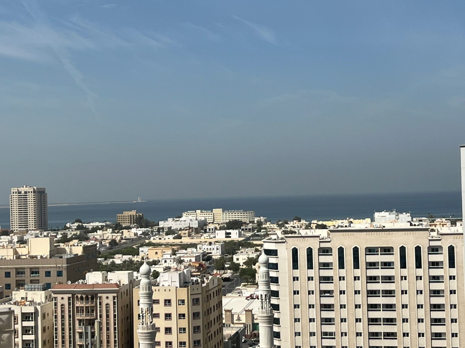 Free gym and pool, central AC, sea view, free parking, laundry room, maid’s room, open view, balcony with open view, family residence.