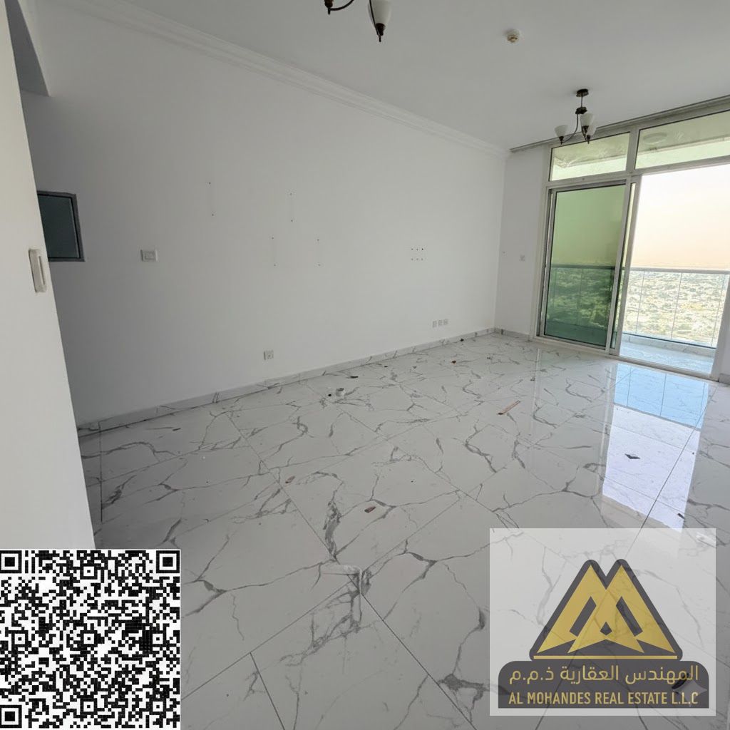 2-Bedroom Apartment with Living Room for Rent – Al Waha Towers, Full Sea View, Ajman