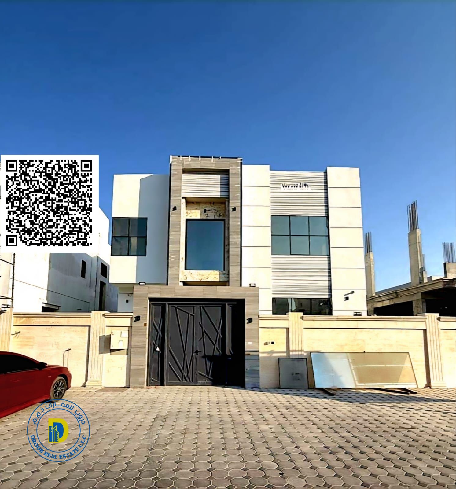 Own a luxury villa in Al Zahia for the same price as your rent, including registration fees, 5bedrooms a rooftop terrace, small down payment.