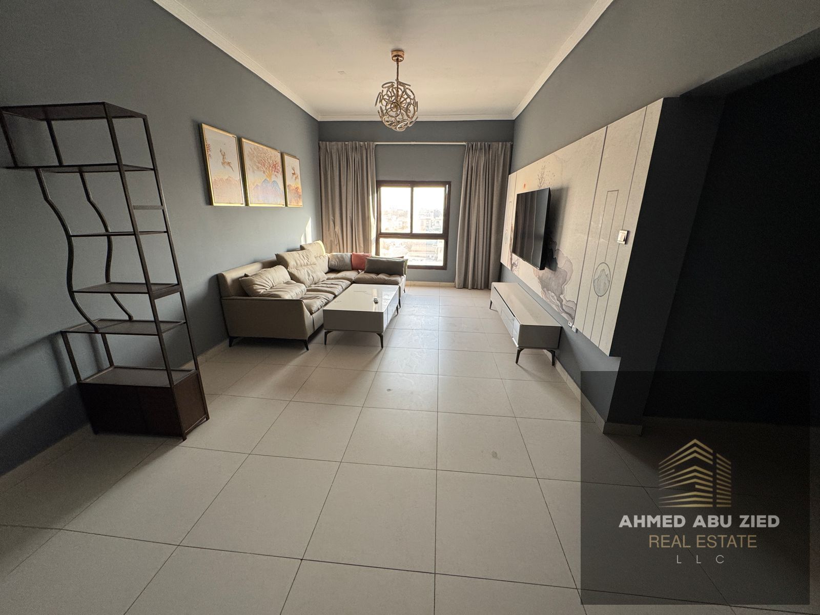 Luxury 2BR hall in Al Rawda 2, near Sheikh Ammar St & Layali Beirut. Central AC, 2 baths, balcony. Prime location, easy access to Dubai & Sharjah.