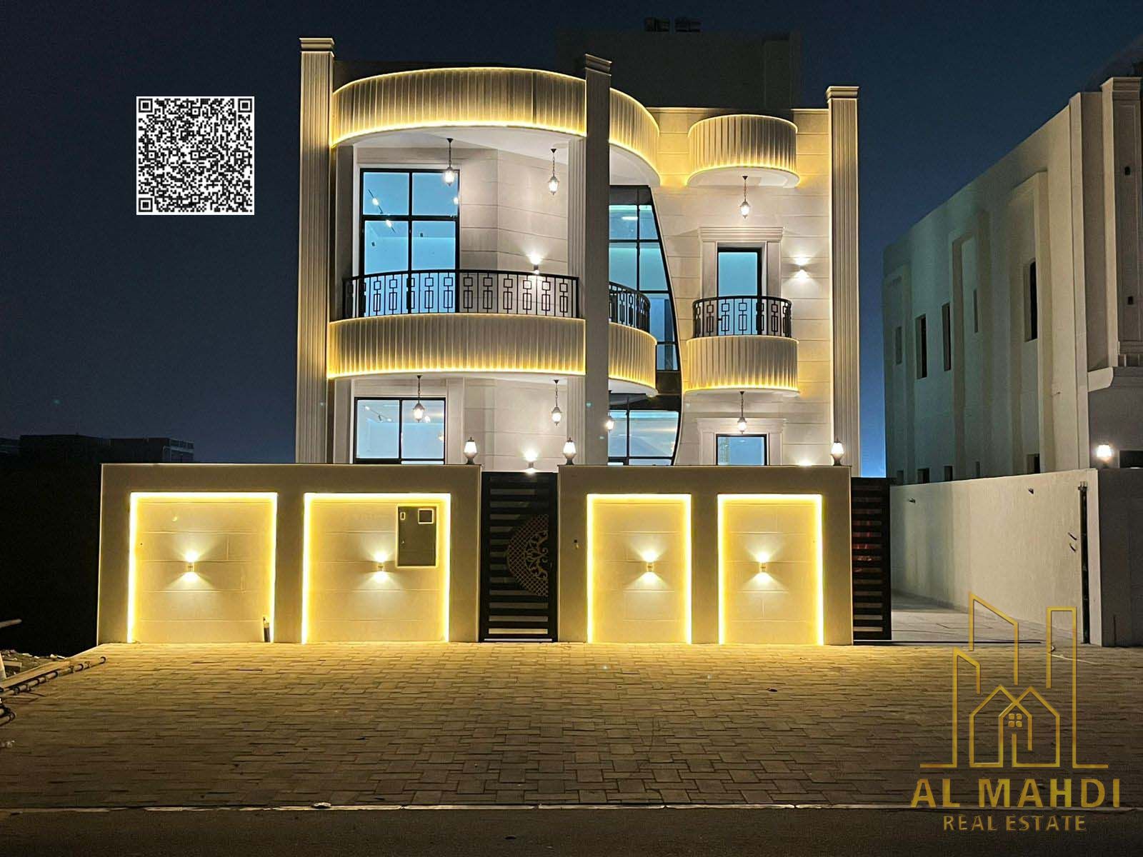 Luxury Villa 5 Bedrooms + Rooftop for Sale in Al Helio – Ajman | Registration Fees Included | Spacious Layout & Premium Finishing