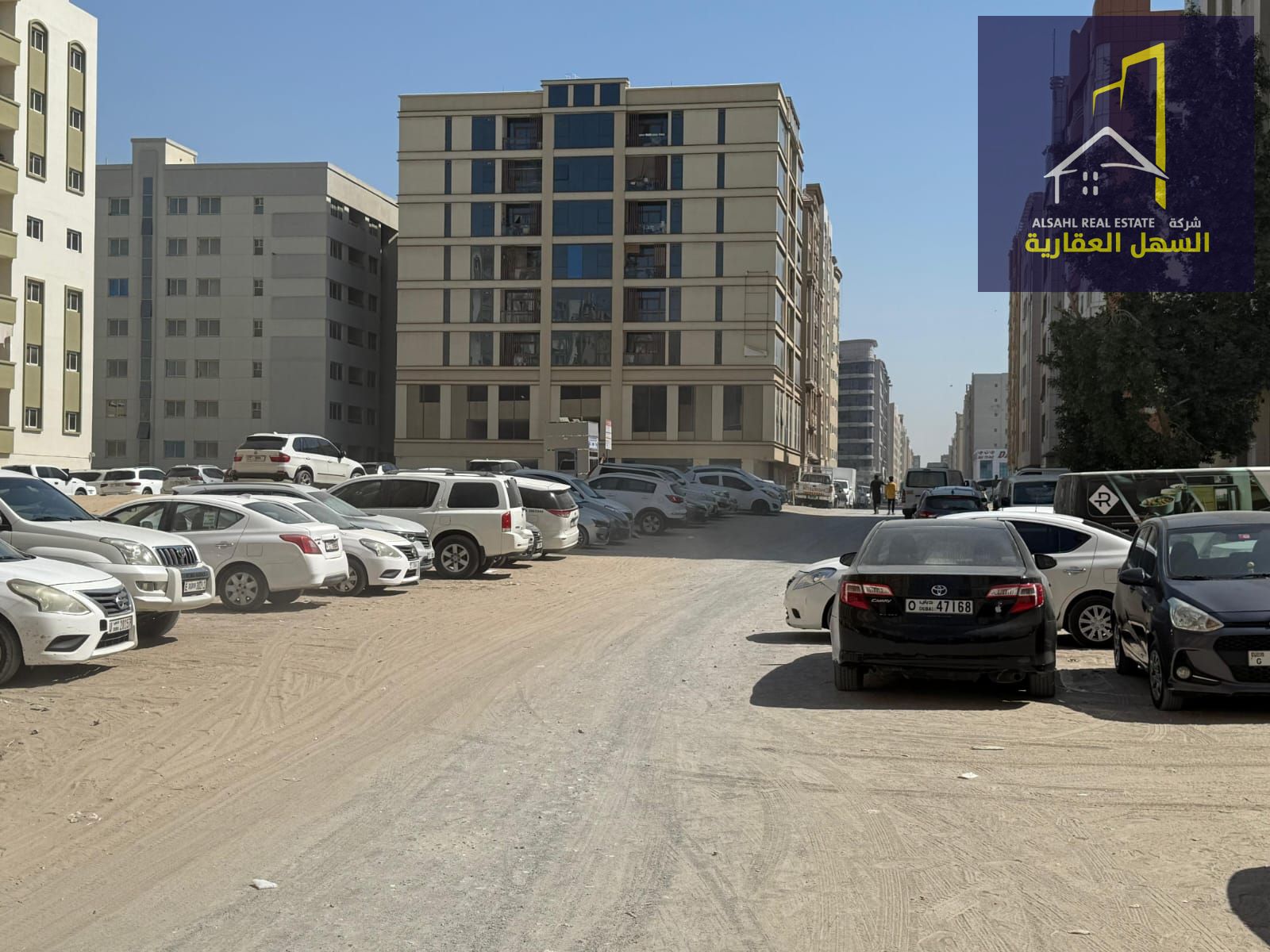 Land for sale in Muwailih commercial area, permit for ground floor + 7