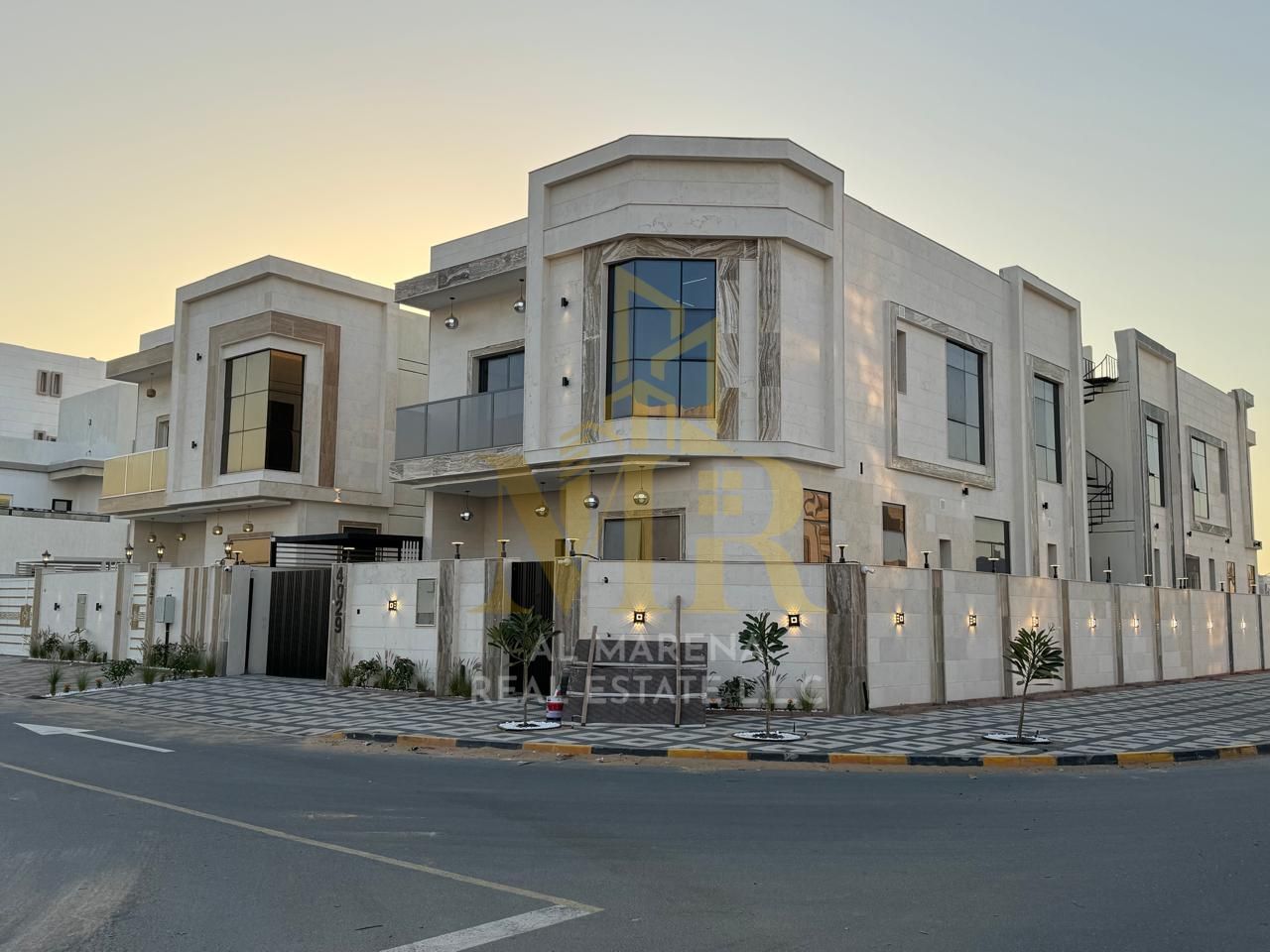 Super Deluxe Investment Villa for Sale in Al Zahya – Ajman | Corner on Two Streets | 5 Master Bedrooms | Luxury Marble Finish