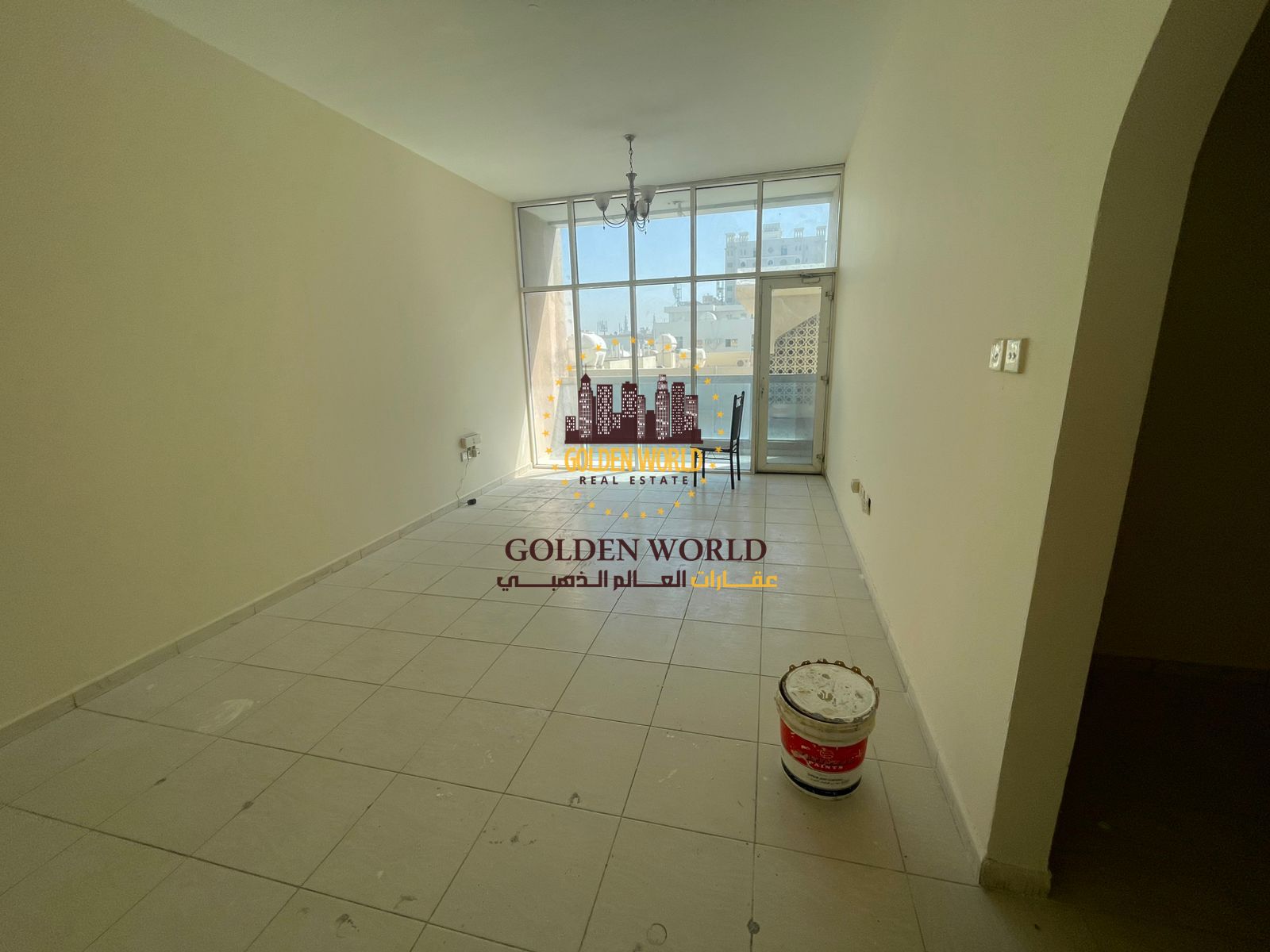 2 bedroom apartment with balcony opposite Mega Mall Sharjah, bright unit, 2 bathrooms, spacious layout rent AED 43,000 yearly