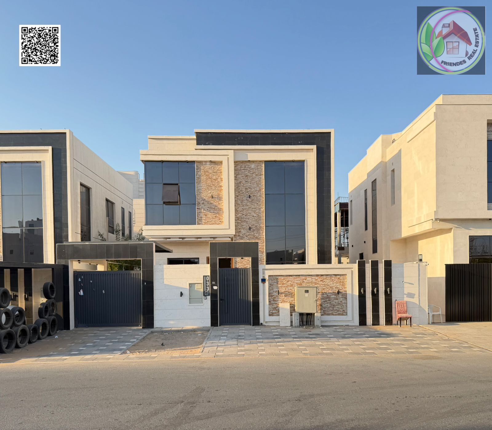 A distinctive two-story villa with a swimming pool in the best area of Ajman - Al Yasmin, at an attractive price including air conditioning, electri