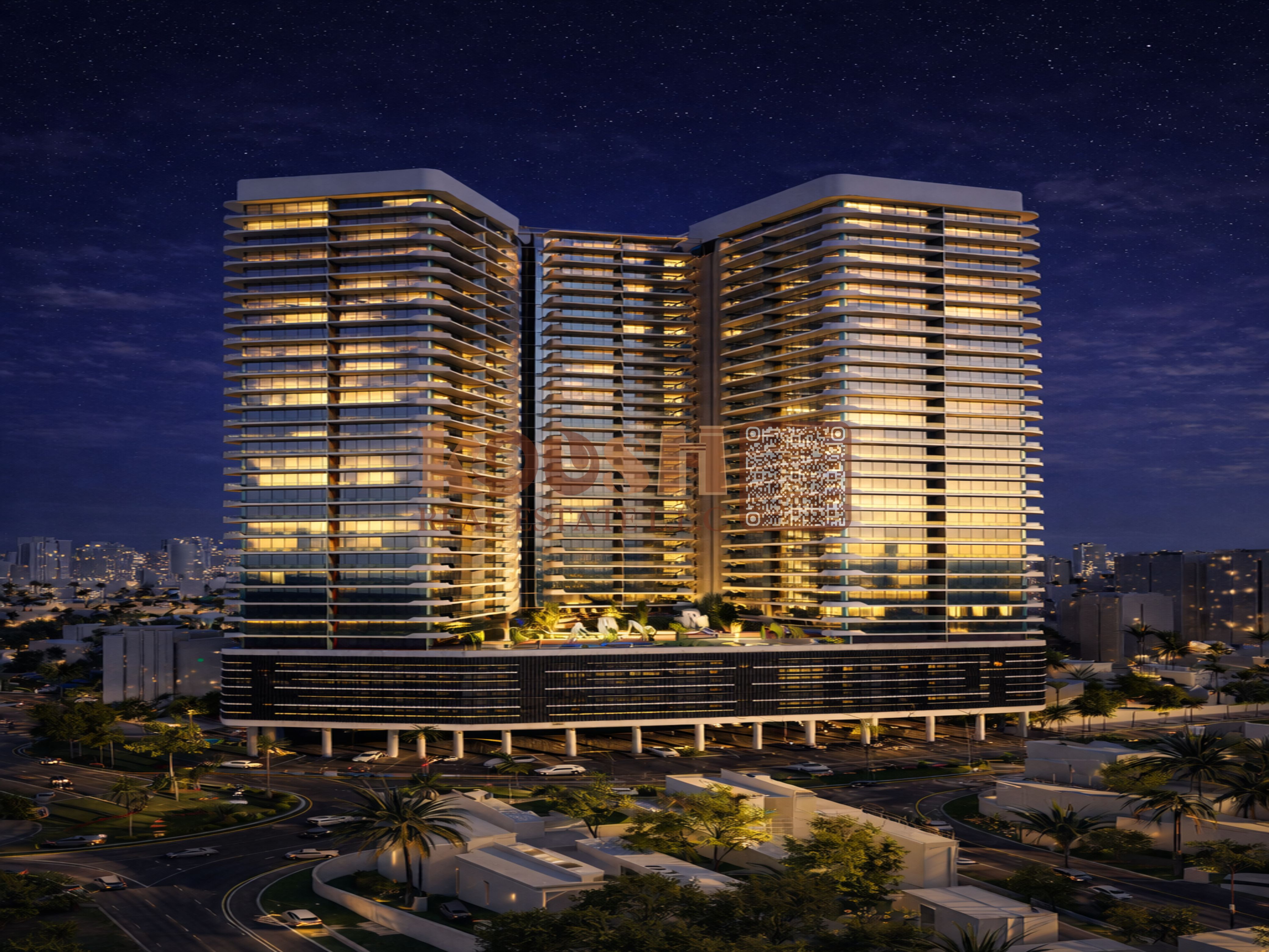 Luxury Waterfront Living in Amwaj Tower | 1% Monthly Payment