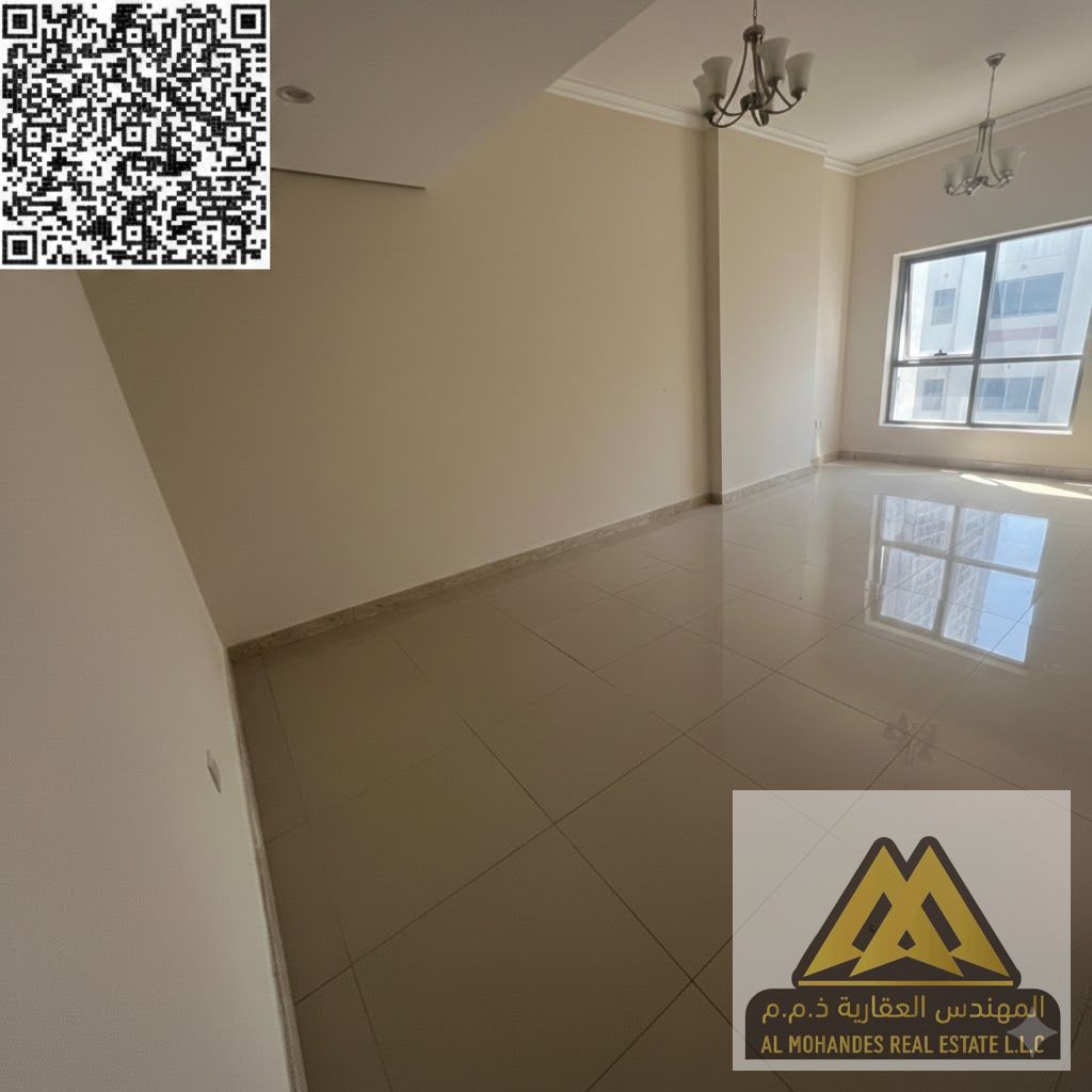 New building, first occupancy | Two master bedrooms | Four bathrooms | Maid's room | Laundry room | Balcony with an open view | Easy access to Sharjah