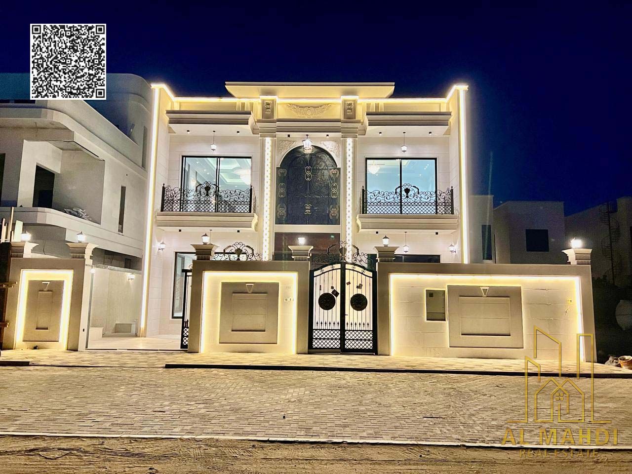Own a luxurious mini palace in Al Aliyah – Ajman 4300 sq. ft • Ready to move in • Full AC included • Freehold for all nationalities