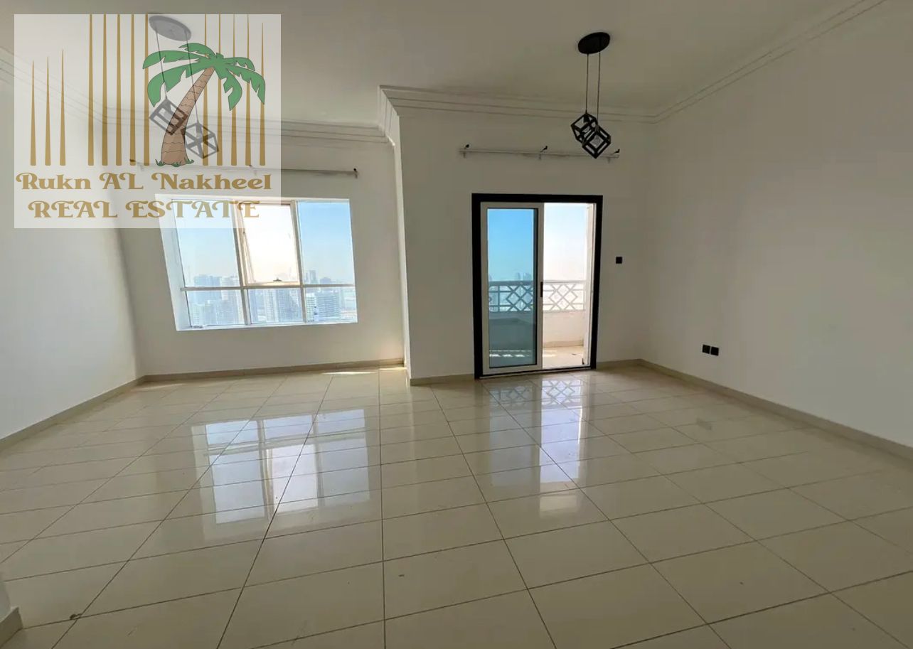 LIKE A BRAND NEW Gym pool & parking free 2bhk 3bath balcony ready to move near Cornish easy access to Dubai for more details contact us