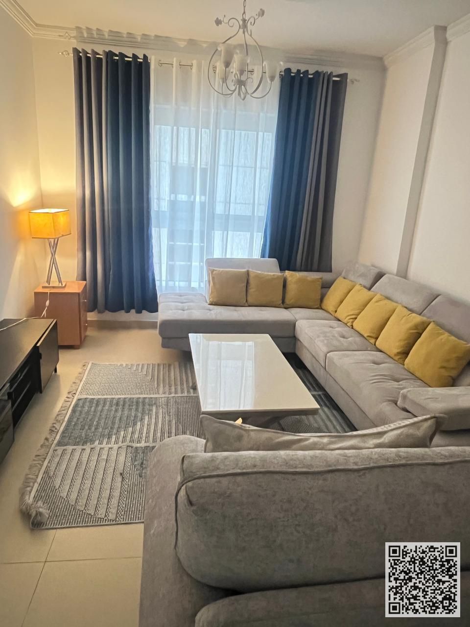 Luxury apartment for monthly rent - one bedroom and a hall with a balcony open view, fully furnished new super deluxe furniture, with a fully equipped