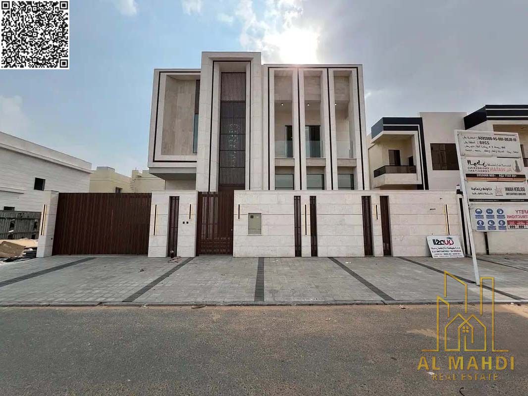Own a Luxury 5-Bedroom Villa in Al Alia – 4,000 sq. ft Plot & 4,300 sq. ft Built-up – High-End Finishing – Mortgage Available – Ajman