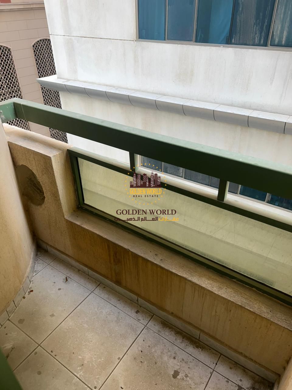 One-bedroom apartment with living area and balcony in Al Majaz 3, featuring free AC, practical layout, and comfortable living space.
