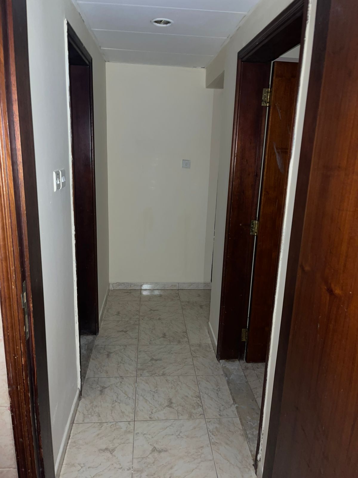 One bedroom and living room family occupancy