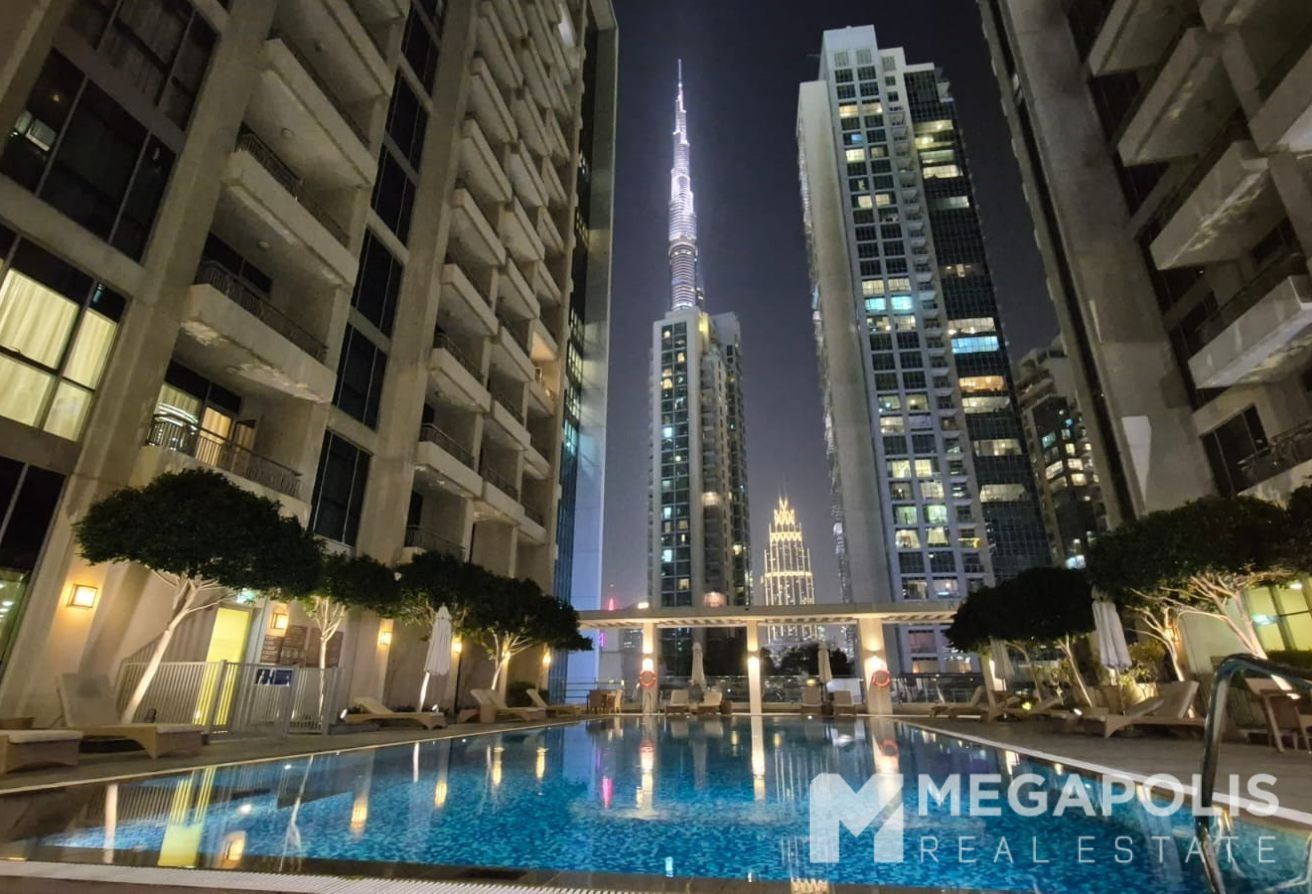 Iconic Burj View | Elegant 2BR | High Floor