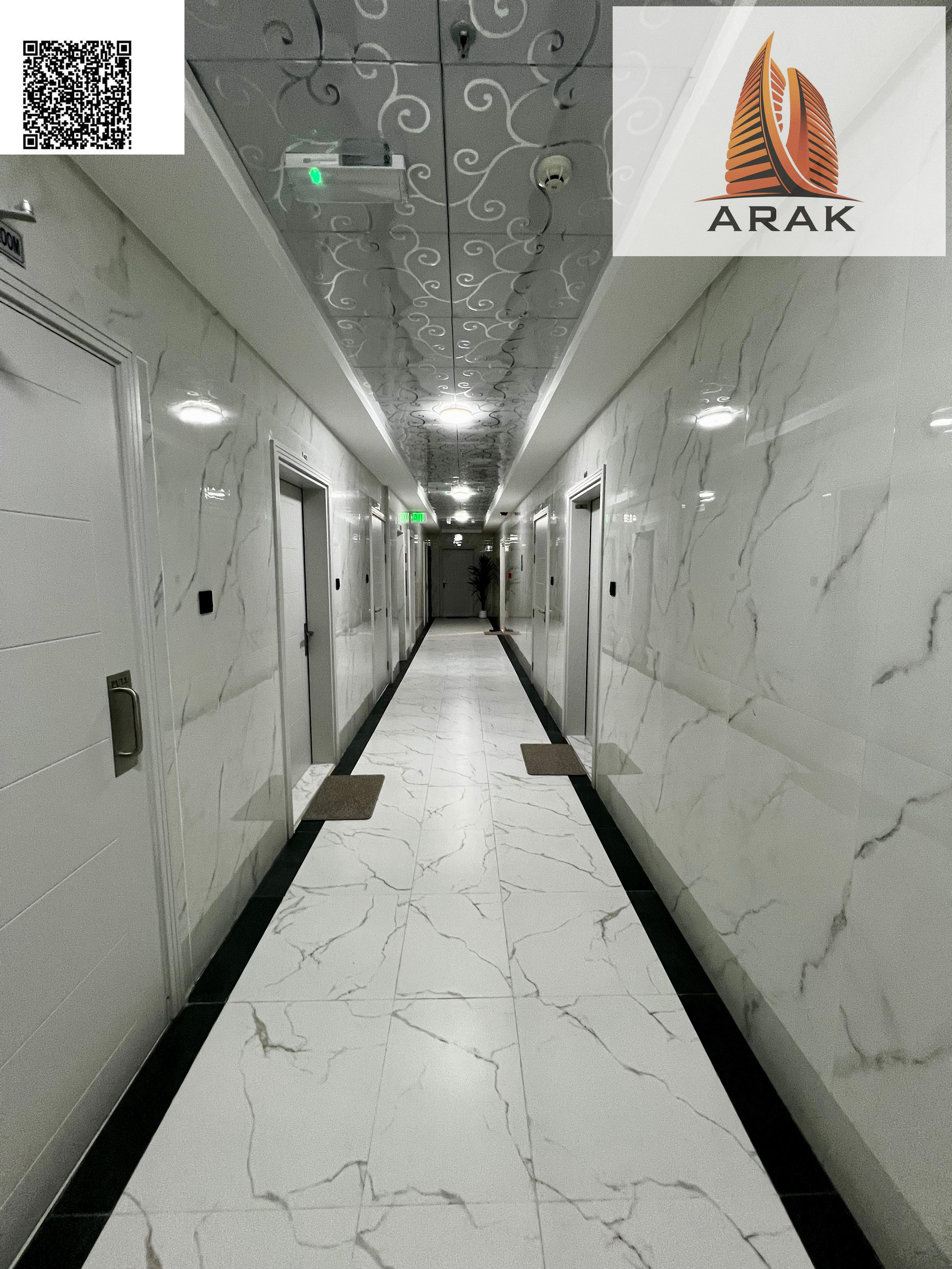 Luxury Monthly Rental on Ajman Corniche One bedroom and living room apartment in a brand-new building – first tenant