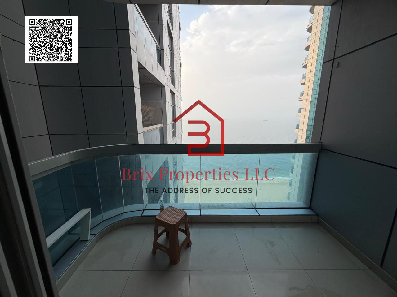 2 Bedroom partial sea view apartment water front property in ajman corniche
