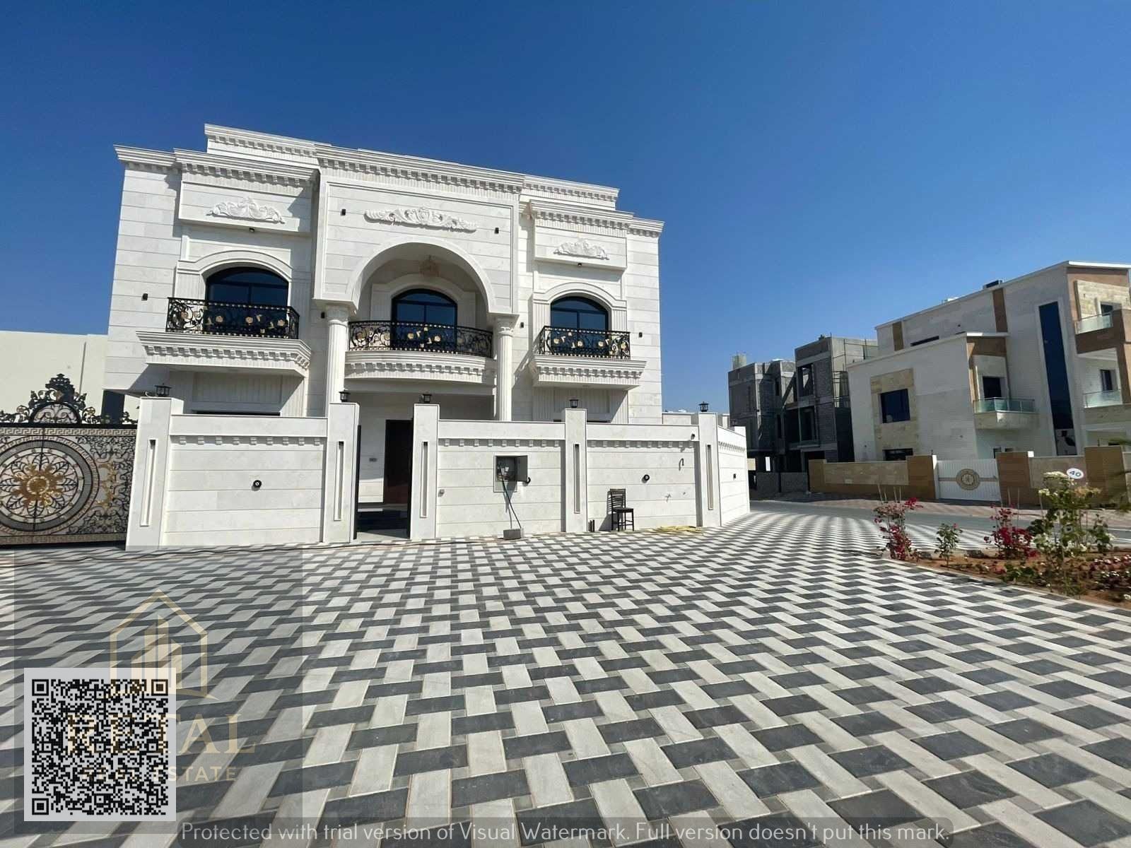Corner Villa for Sale in Al Zahya Ajman G+2 5400 Sqft 6 Bedrooms Prime Location Near Sheikh Mohammed Bin Zayed Road