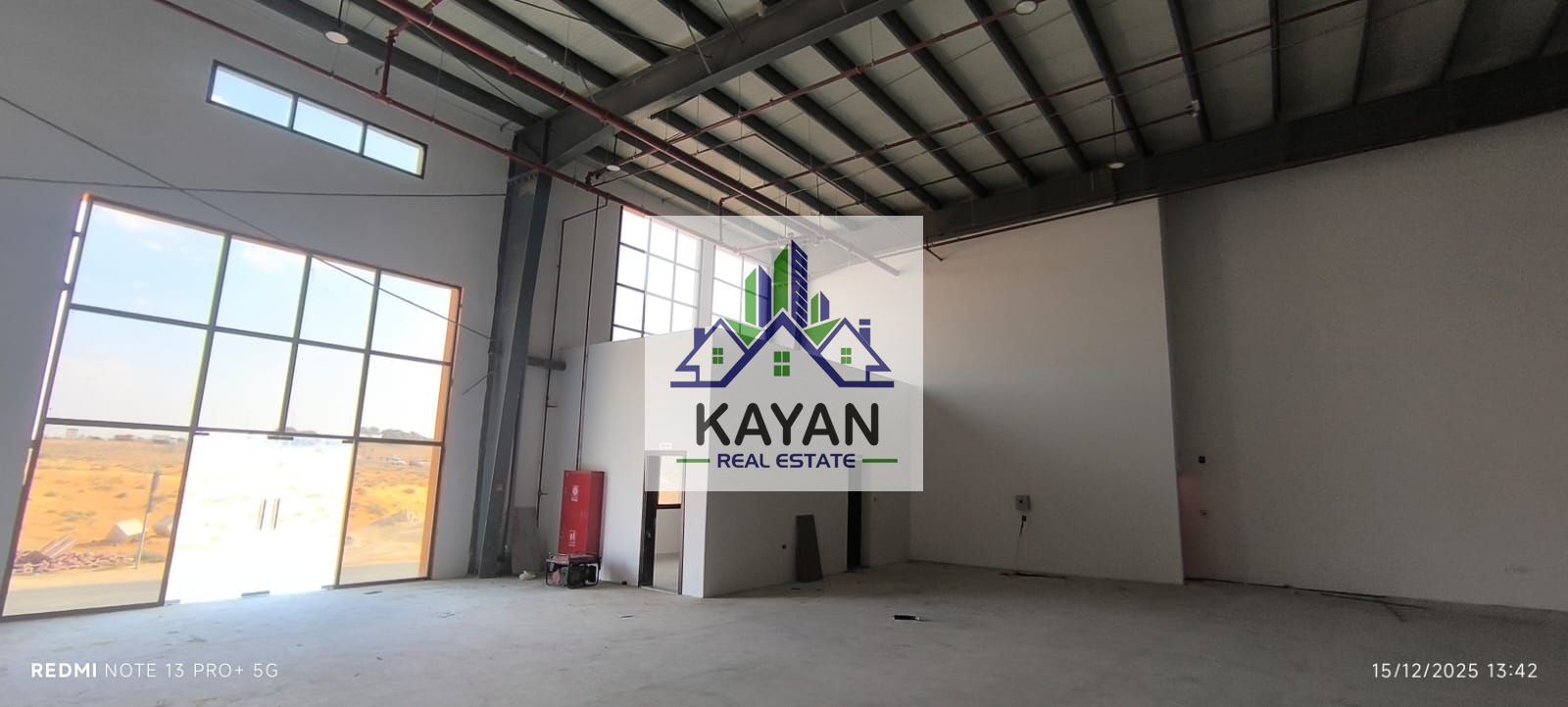 Brand new warehouse - Total area 10,335 sq. ft,with 70 kW power -office and a private bathroom i