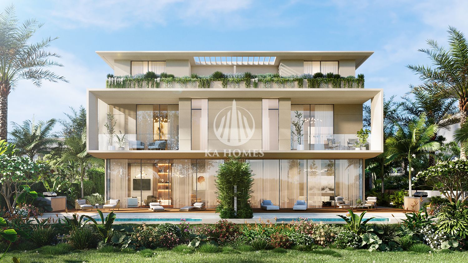 Privacy and Extra Space | Corner Villa: 6 Bedrooms + 2 Living Rooms + Maid's Room | Waterfront | Freehold