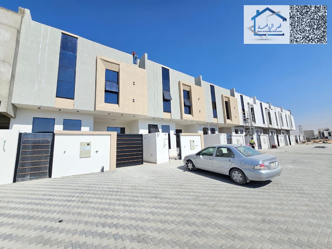 Townhouse for sale in Ajman | Al Helio area | 4 bedrooms, majlis, living room, roof terrace, and maid's room | Freehold for all nationalities | Price