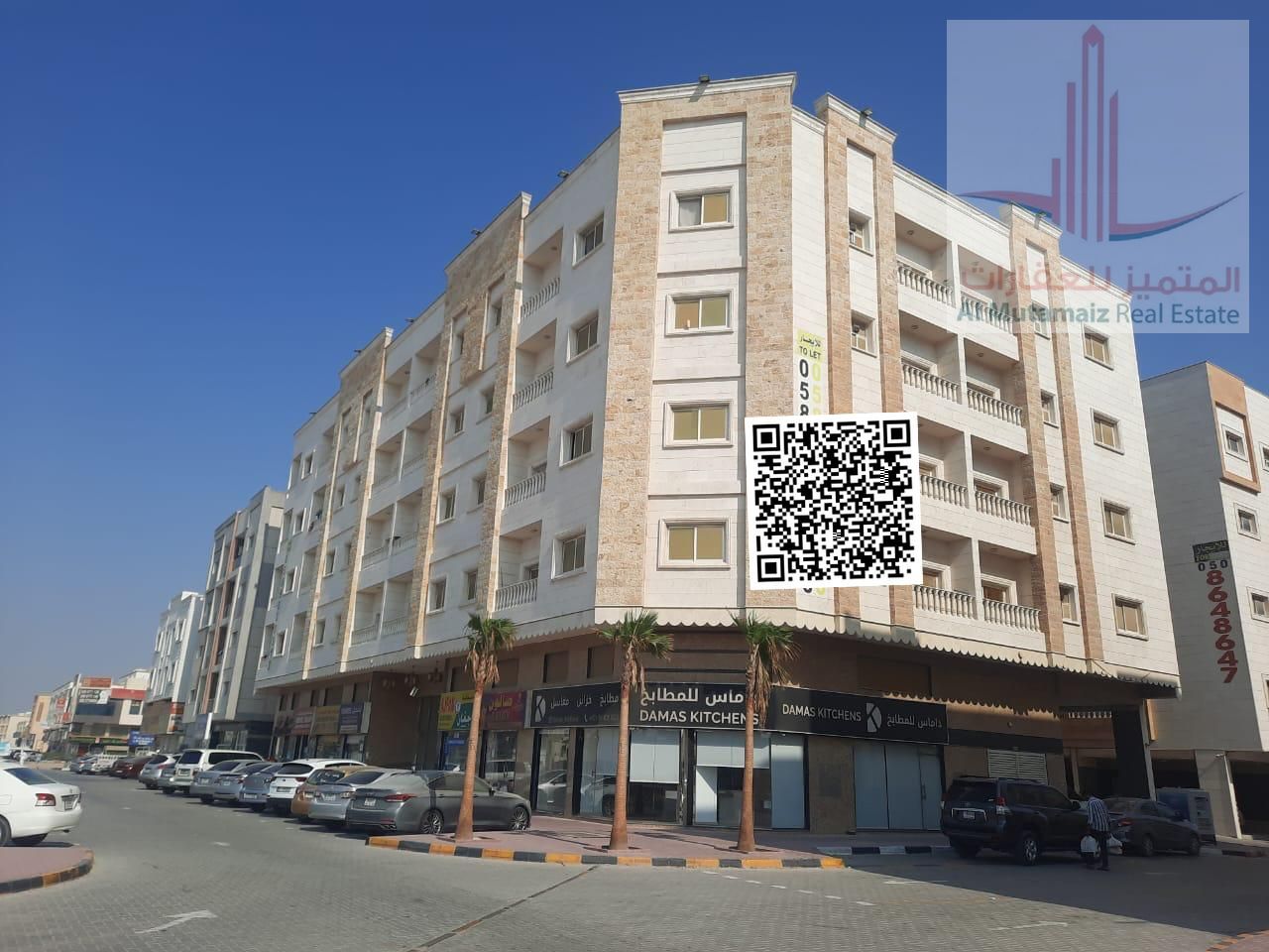 For annual rent in Ajman: one bedroom, living room, two bathrooms, and balcony in Al Jurf 3. Asking price: 31,000 AED
