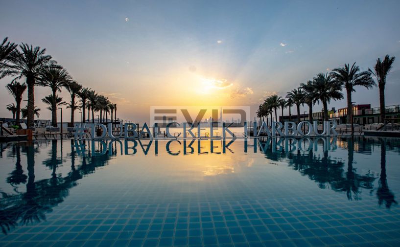 Waterfront Luxury Investment | Rare 3BR + Maid | Full Creek & Skyline Views | The Cove 2