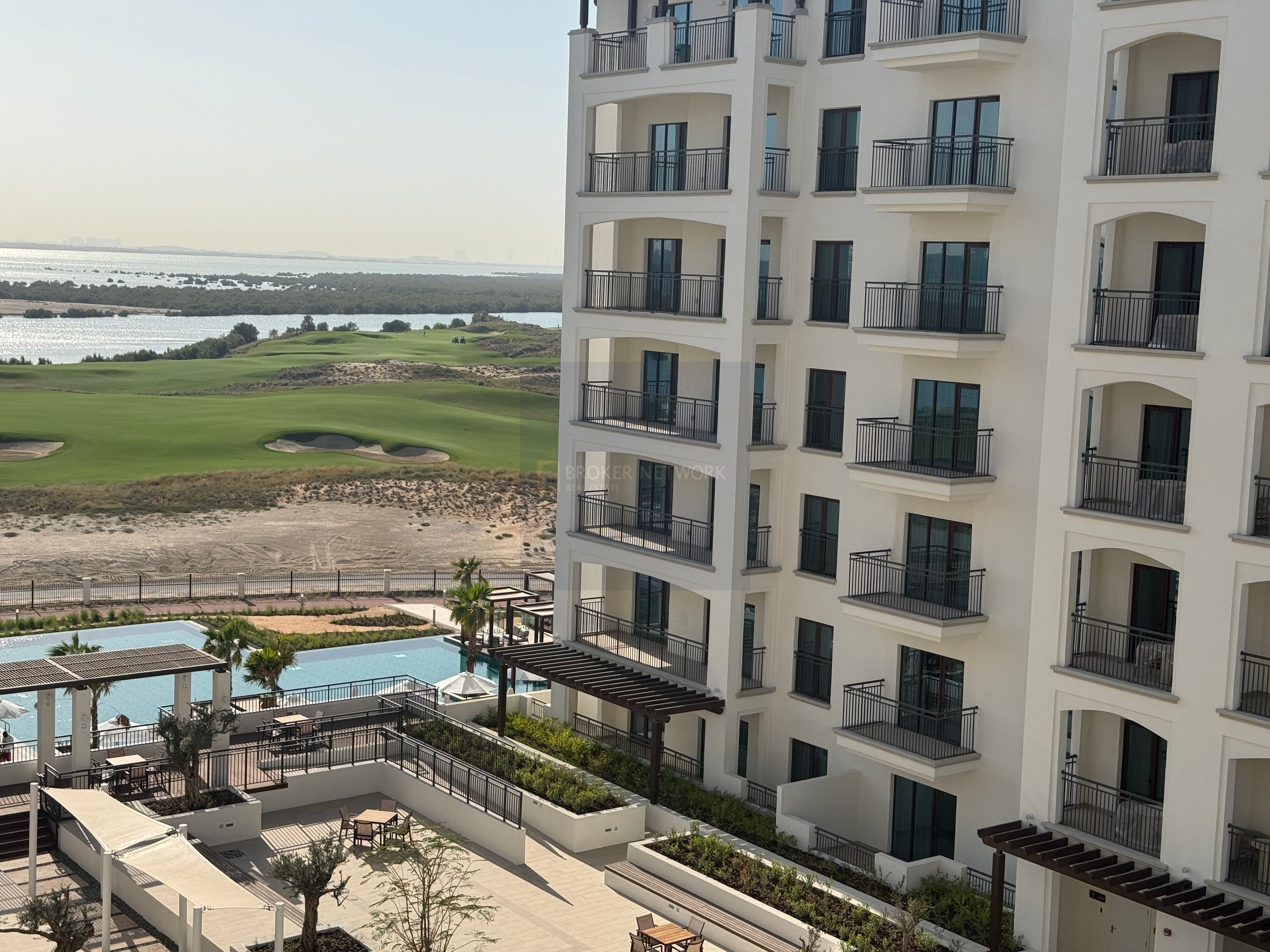 Fully Furnished Studio for Rent | Yas Golf Collection | Premium Lifestyle