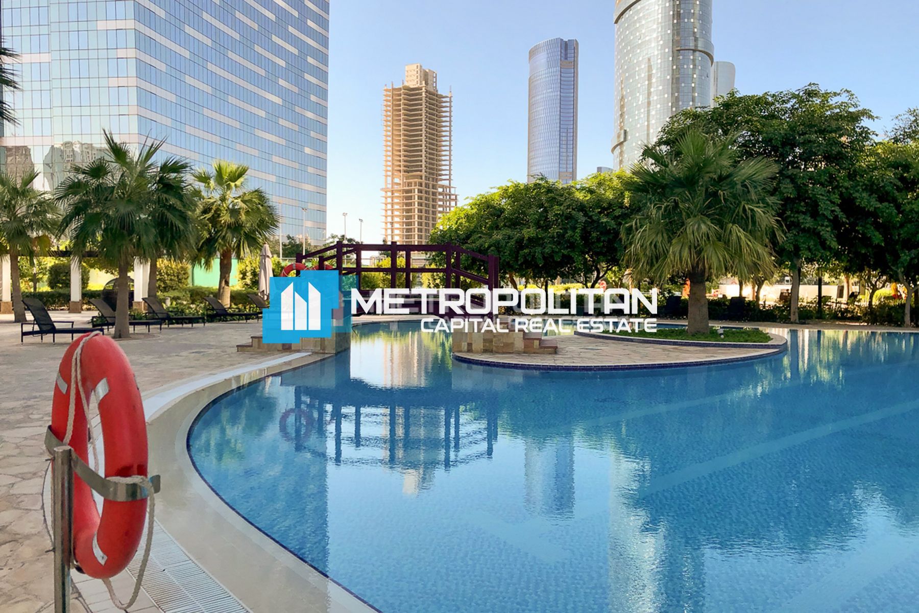 High Floor | 1BR With laundry | Mangrove View