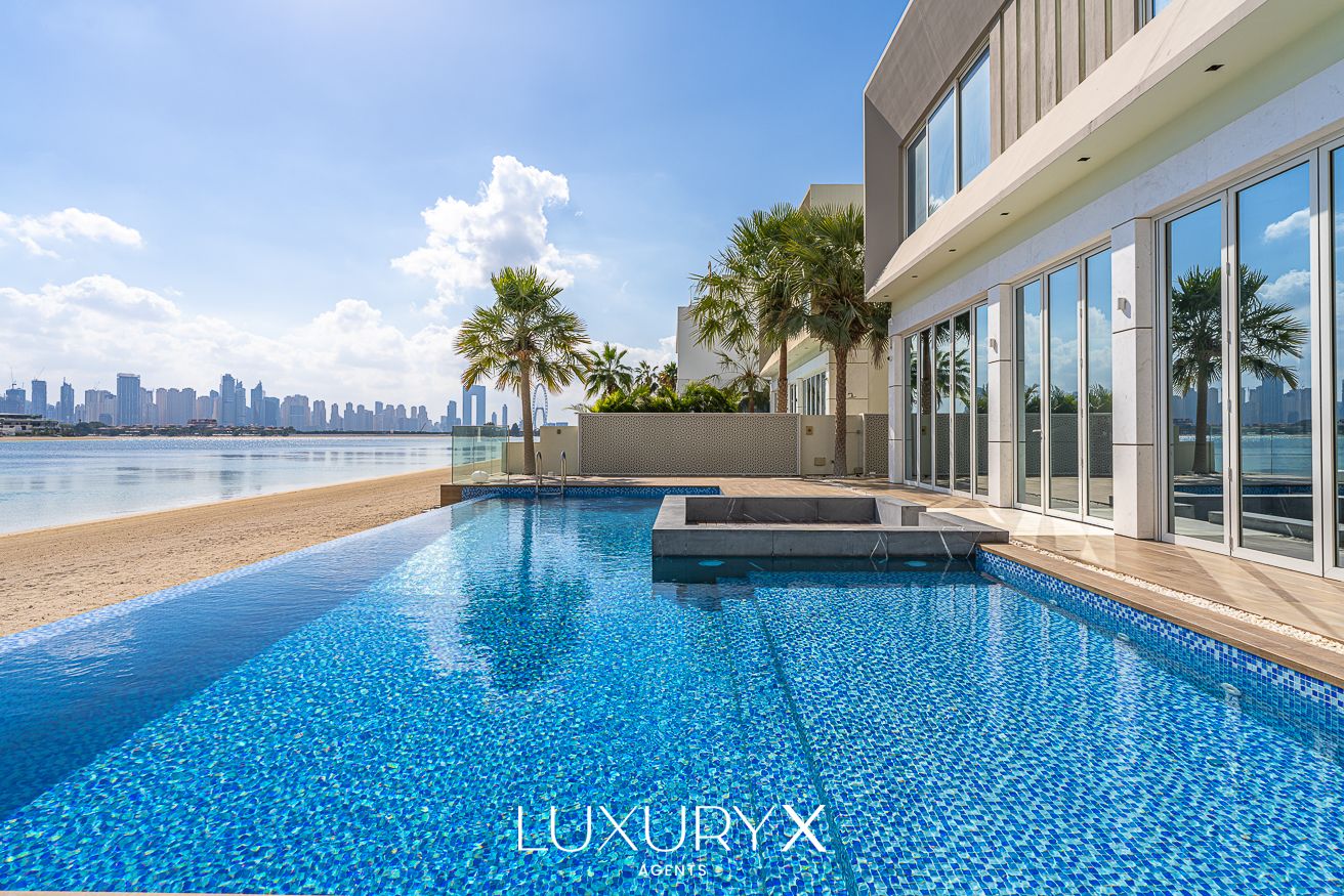 Sea & Skyline View | Luxury Palm Oasis | Vacant
