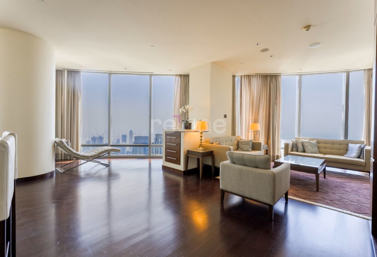 Fully Furnished 2BR+Maid | High Floor | Sea View