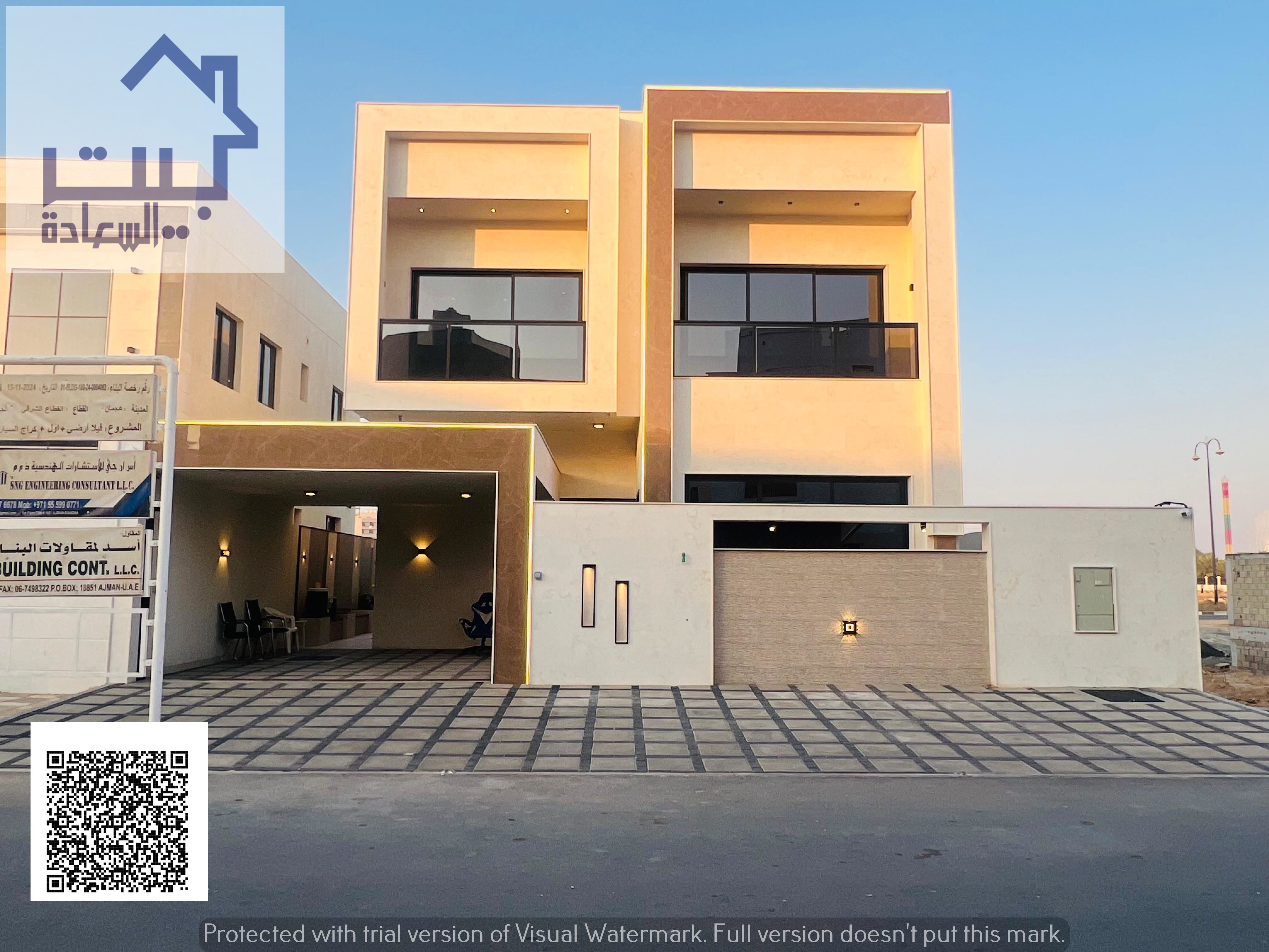 Five-Bedroom Master Villa for Sale in Al Yasmeen – Freehold for All Nationalities – Modern Luxury Design and Super Deluxe Finishes