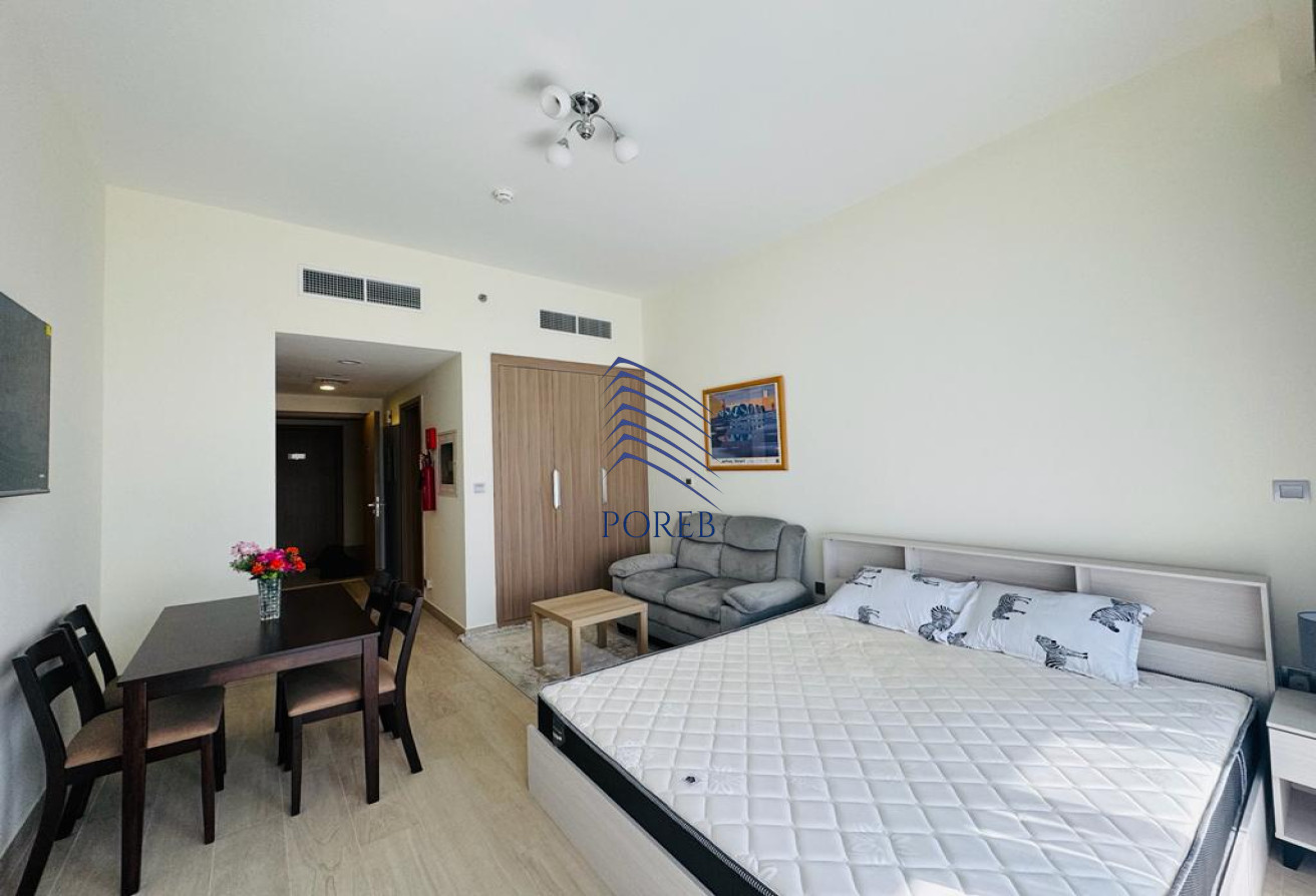 Fully furnished XL studio | Pool view | 4 cheques